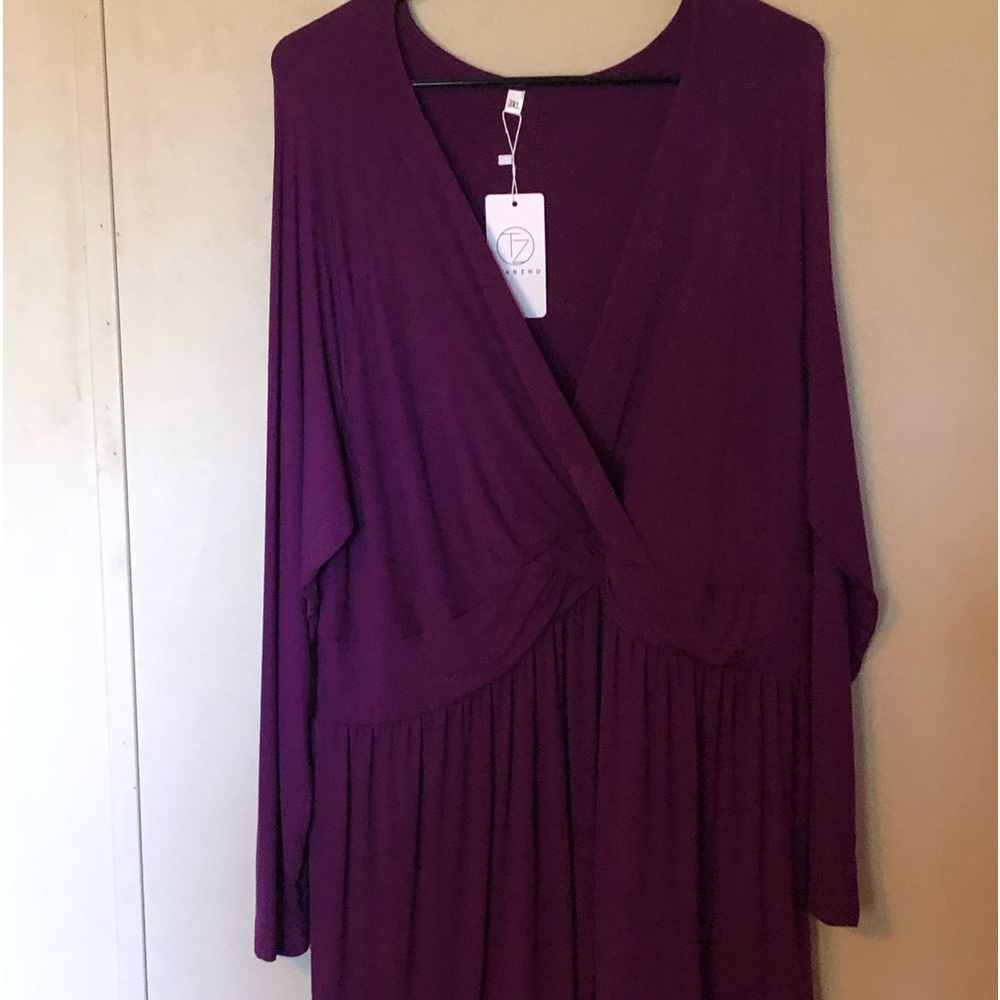 Cute long sleeve wrap shirt